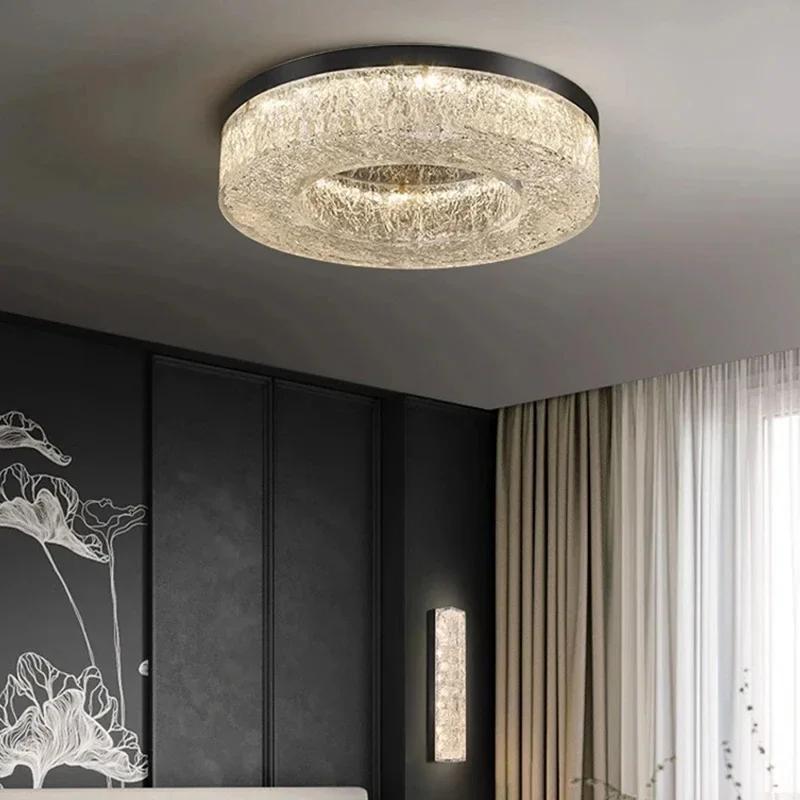 Nordic luxury ceiling light modern crystal LED pendant light hotel dining room living room home decoration lighting fixtures