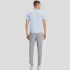 Saucony Solid Color Logo Straight Leg Woven Casual Pants Men bottoms Light-Gray SC2239069-2