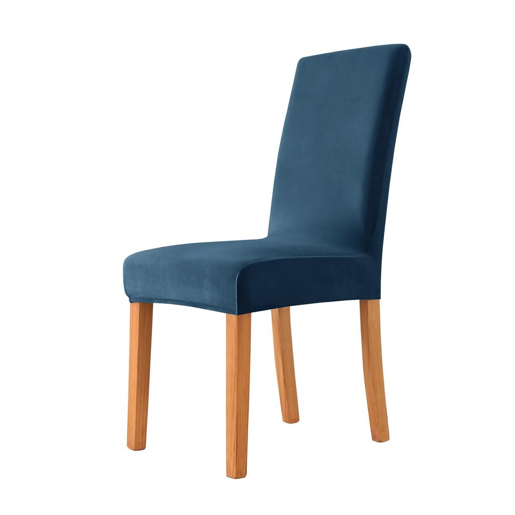 Velvet Chair Cover Solid Color Stretch Super Soft Adjustable Chair Covers Washable Elastic office Seat Cover Home Hotel
