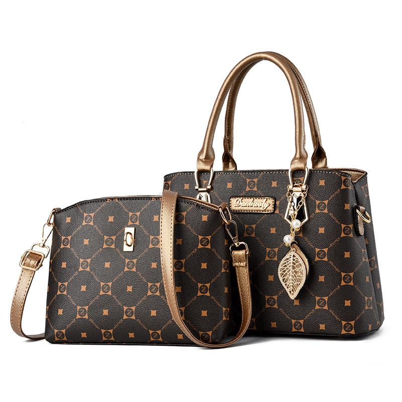Chic Pu Maternal Handbag Versatile Crossbody Bag For Seniors With Spacious Interior