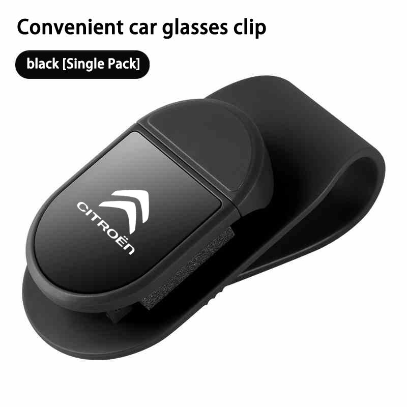 Car Glasses Clip Sun Visor Car Sunglasses Storage Interior Modification Product Suitable For Citroen C4 C3 C2 C1 C5 DS3 headrest aia256