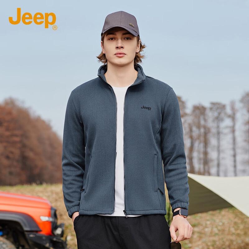 

JEEP Men s Fleece-Lined Stand Collar Jacket XL
