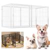 Pets 38-Inch Dog Crate Secure Latches Metal Wire Kennel for Puppy/Small Dog/Rabbit/Pig Portable, Durable & Easy to Assemble