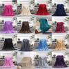 Solid Simple Color Soft Plush Blanket For Napping Sofa And Daily Bedroom Use