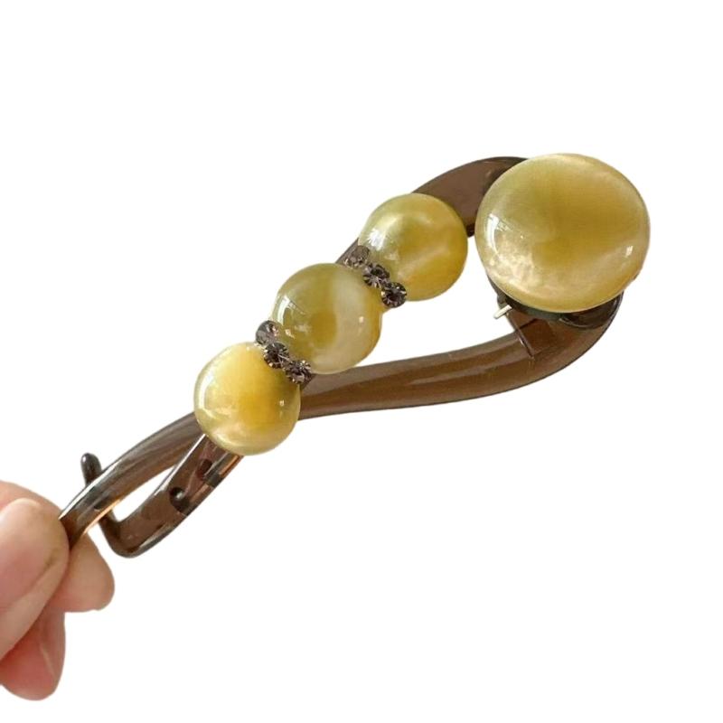 

Сезонные Новые Твист-Пряди для Волос Женские Недостаточный Вес Полиэтиленовые Заколки Зажим Ежедневная Укладка Множество Цветных Зажимов Модные Аксессуары жёлтый