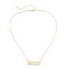 Accessories, temperament business geometric hollow items, simple and versatile thin chain letter pendant necklace