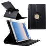 Case for 9-10 Inch Tablet - Leather/PU, Black, Shockproof