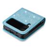 Suitable for Samsung Z Flip4 Mobile Phone Case Z Flip3 Glitter Star Card Anti-drop Protective Case 3rd Generation Folding