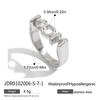 Letter ring titanium steel does not fade jewelry stainless steel rings explosion
