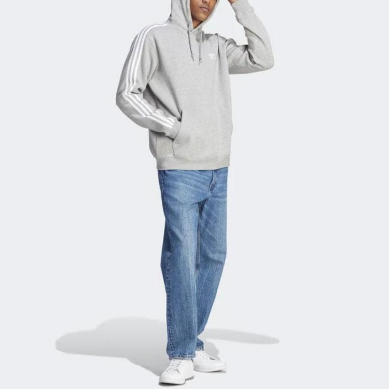 adidas Originals Adicolor Classics 3-Stripes Hoodie Men Hoodies Gray IL2496
