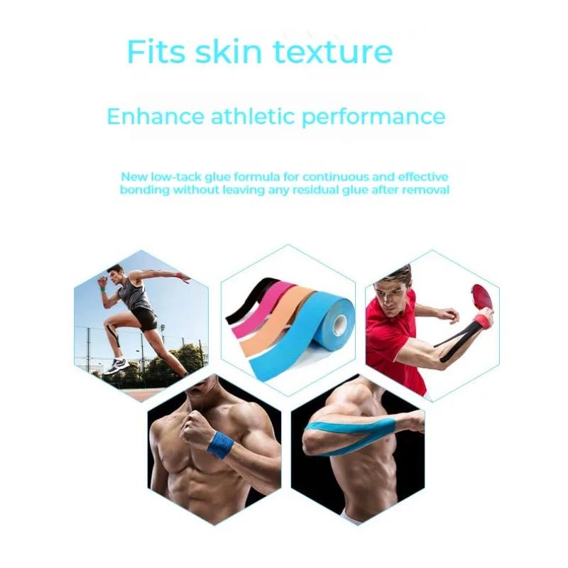 Sports Kinesiotape Neuromuscular Bandage Self Adhesive Finger Ankle Tape Boxing Gym Injury Support Bracelet