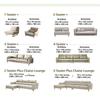 Christmas Style Thick Chenille Sofa Towel Autumn And Winter Anti Slip Sofa Blanket For Home Soft Anti-Dirt Corner Couch Covers