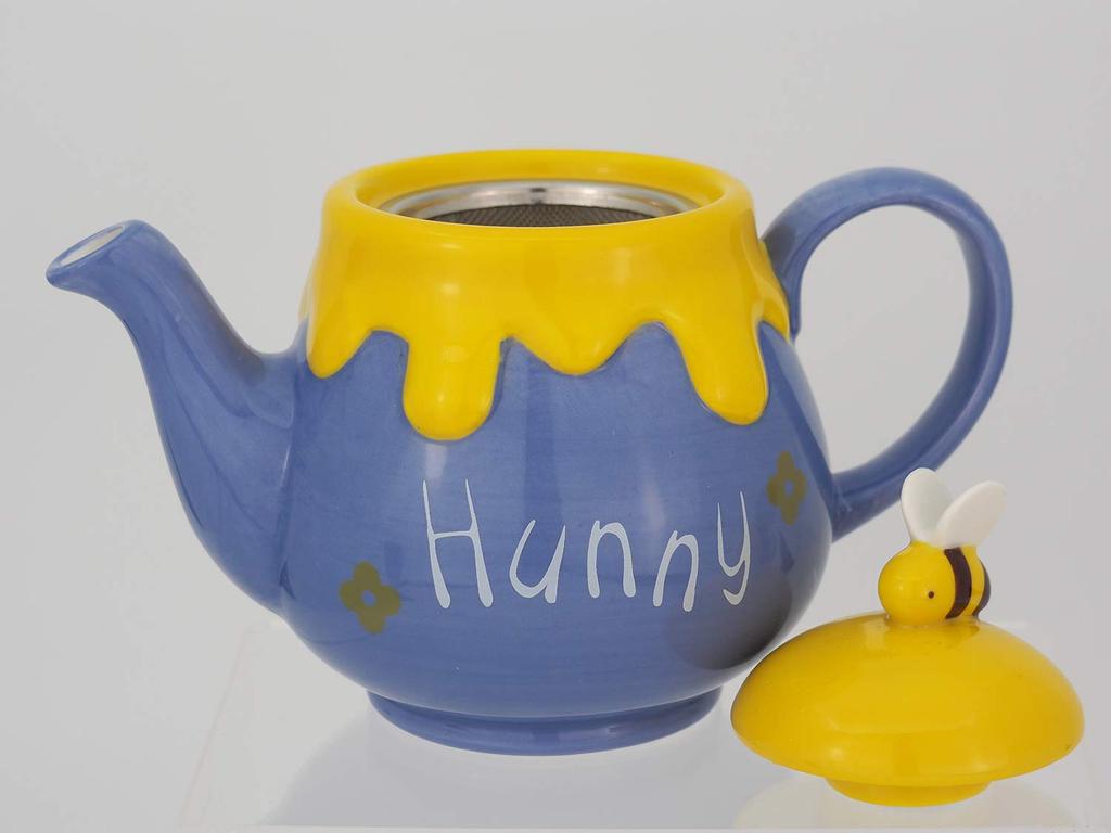 Sun Art Disney Winnie the Pooh Honey Pot Teapot, 590ml, Purple (SAN2945)