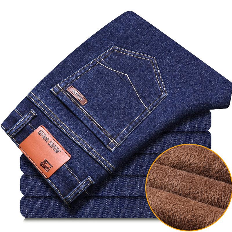 Frühling/Herbst Neuankömmling Herren Straight-Leg Relaxed Fit Stretch Mid-Rise Freizeithose