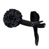 Large Flower Gloves for Formal Event Party Gloves Elegant Wedding Bride Gloves Adult Unisex Stage Performances Handwear