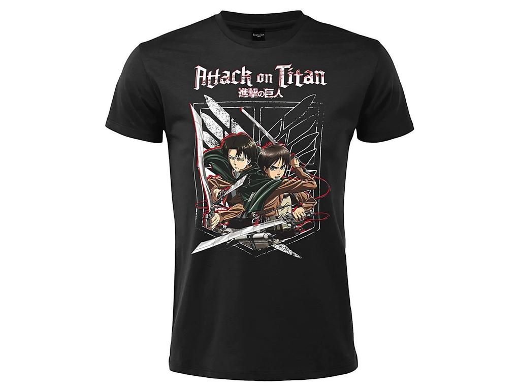 Attack On Titan Levi And Eren Attack Of The Giants T-Shirt