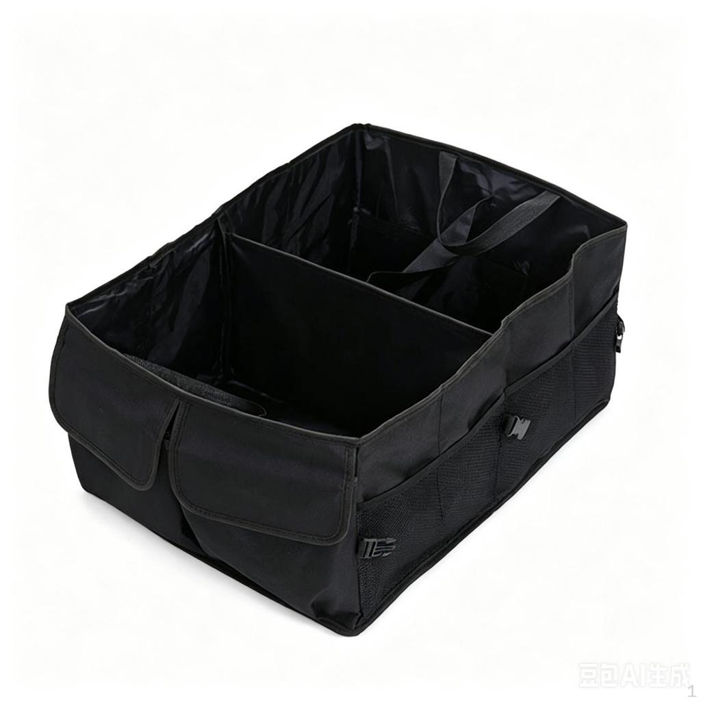 Car Trunk Organizer Foldable with Handles Multi-Pocket
