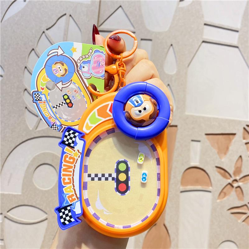 

Creative Fun Racing Competitive Speed Educational Toys Keychain Pendant Student School Bag Pendant Keychain individually packaged