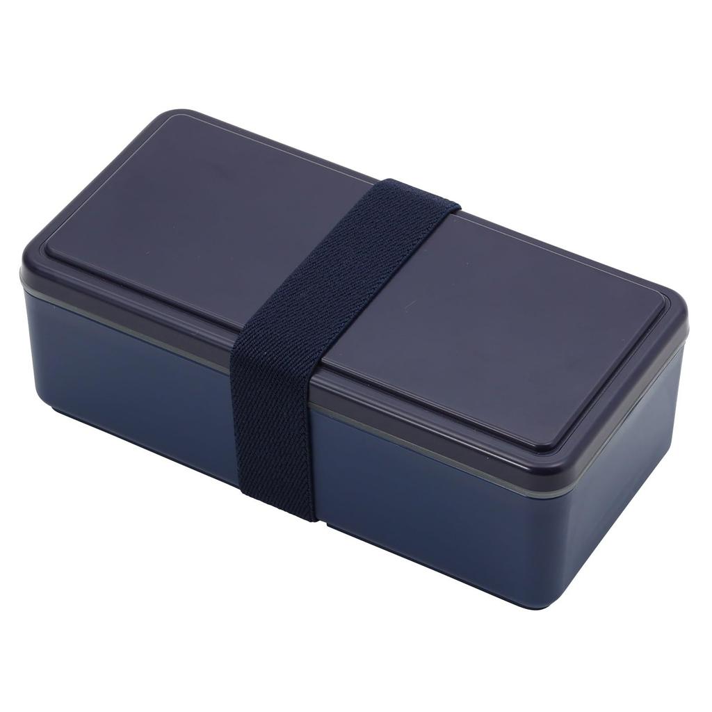 Miyoshi Seisakujyo Square Lunch Box with Integrated Ice Berry x x 6 500ml Single Suitable for and Includes Rubber Easy Clip Buckle Microwave