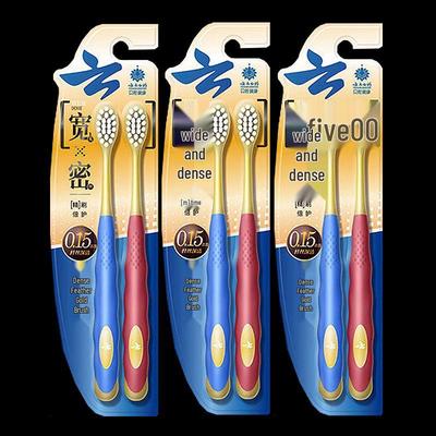 Golden Mouth Healthy 6-Pack Toothbrush & Toothpaste Family Set