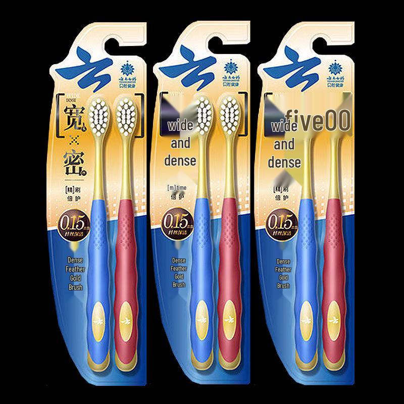 

Golden Mouth Healthy 6-Pack Toothbrush & Toothpaste Family Set