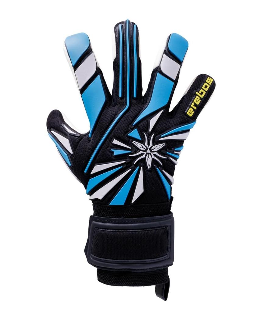 Erebos Luvas de Goleiro 1000153 Arcas Negative Ergo Soft Grip Preto Azul 5