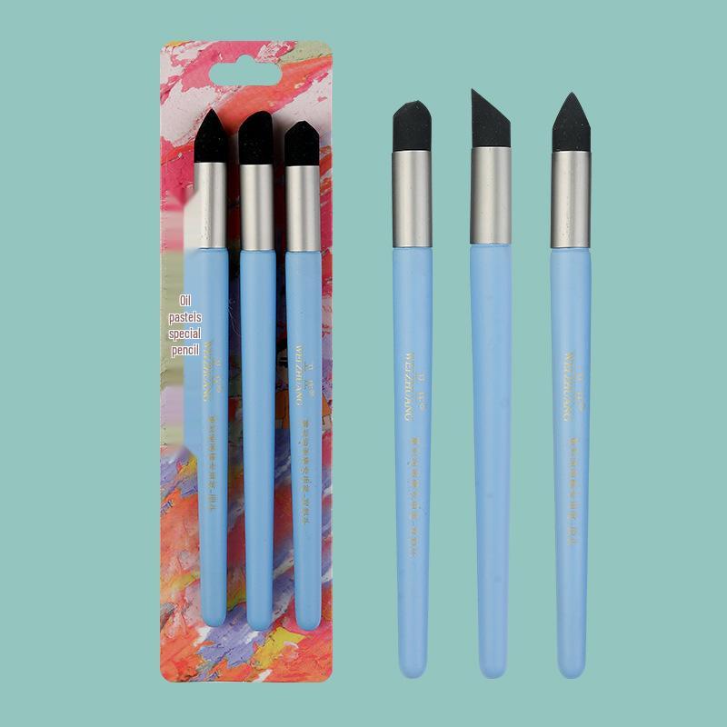 Wei Zhuang Grey Face Pencil Sponge: Soft Blending Tool for Art Students and Still Life Artists.