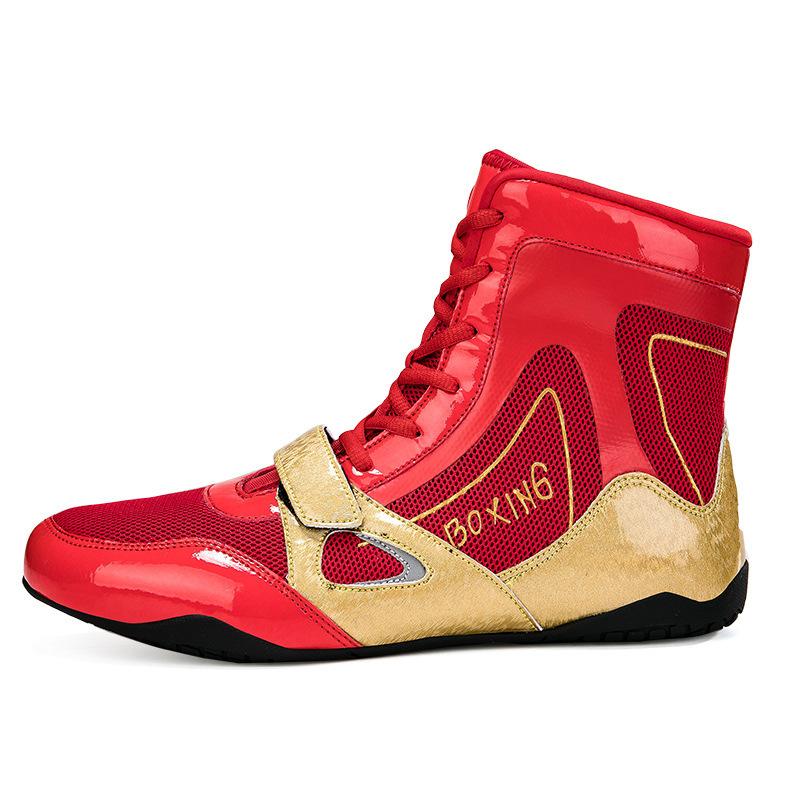 New boxing shoes men's low-top sanda shoes high-top fighting training shoes wrestling shoes wrestling boots boots boxing