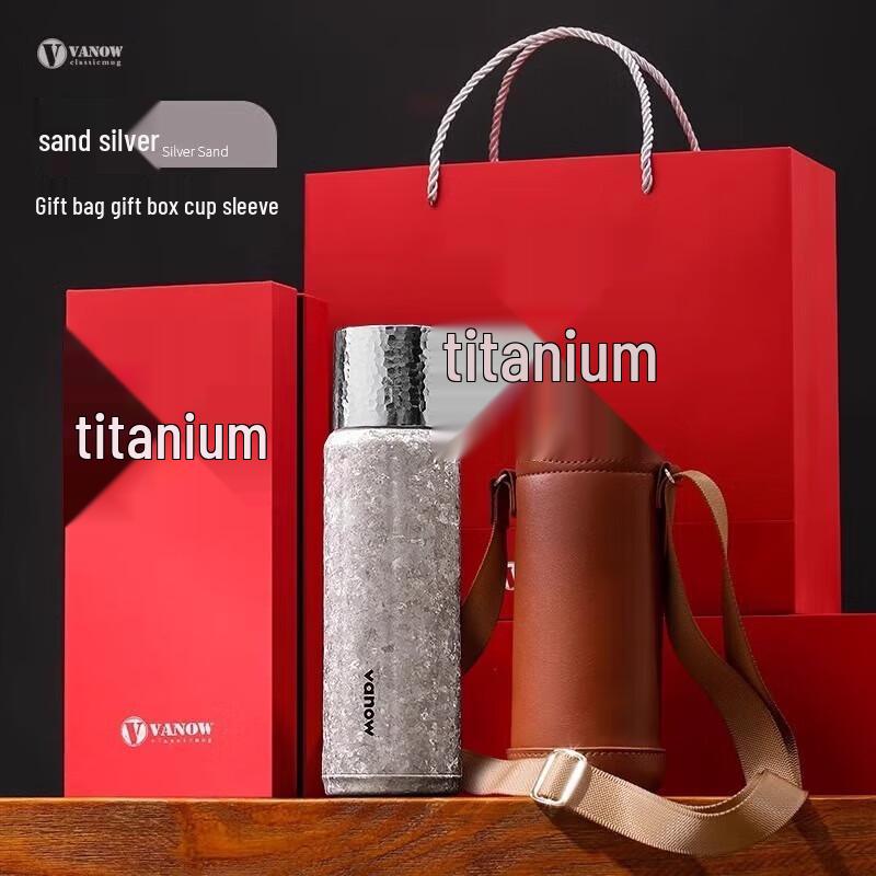 Vanow Pure Titanium Insulated Tea Infuser Bottle