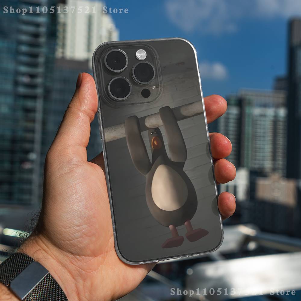 

F-Feathers McGraw Phone Case For iPhone 17,16,15,14,13,12,11 Pro,Max,Plus,XR,Mini,E Clear Full-coverage Soft Cover iPhoneX