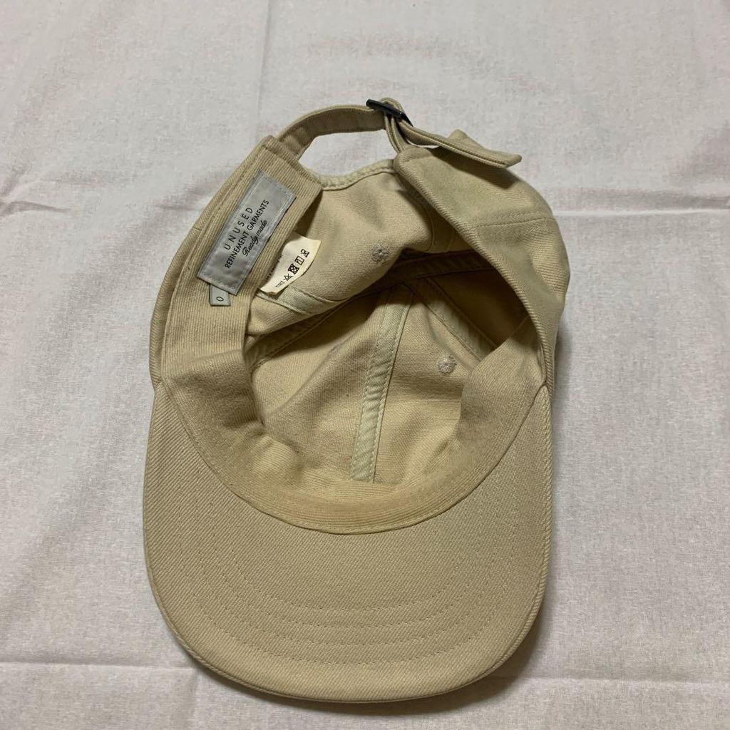 Used unused offwhite denim cap
