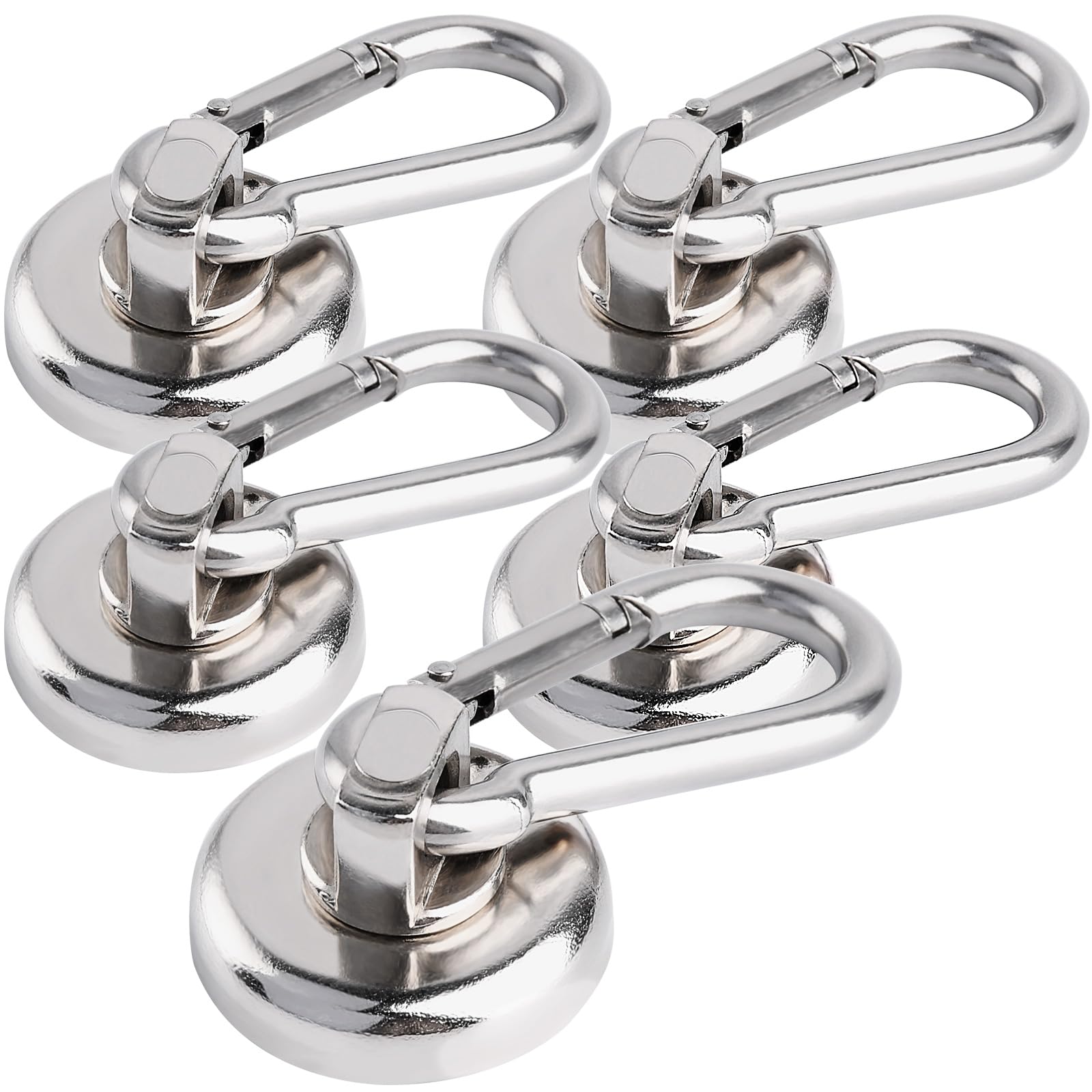 

Strong Magnet 25mm Pack of Neodymium Magnets with Carabiner Maximum Load Capacity of Super for Commercial Outdoor and Wall Mounting Hooks, Diameter,