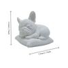Sleeping Bulldog Statue Ornament, Pillow Style Bulldog Statue, Designed for Dog Lovers, Home and Office Decoration Ornament