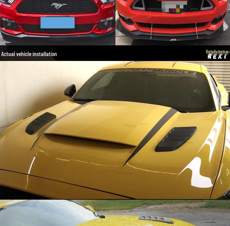 Ford Mustang 2015-2017 Hood Decoration Panel Adhesive Trim Sticker