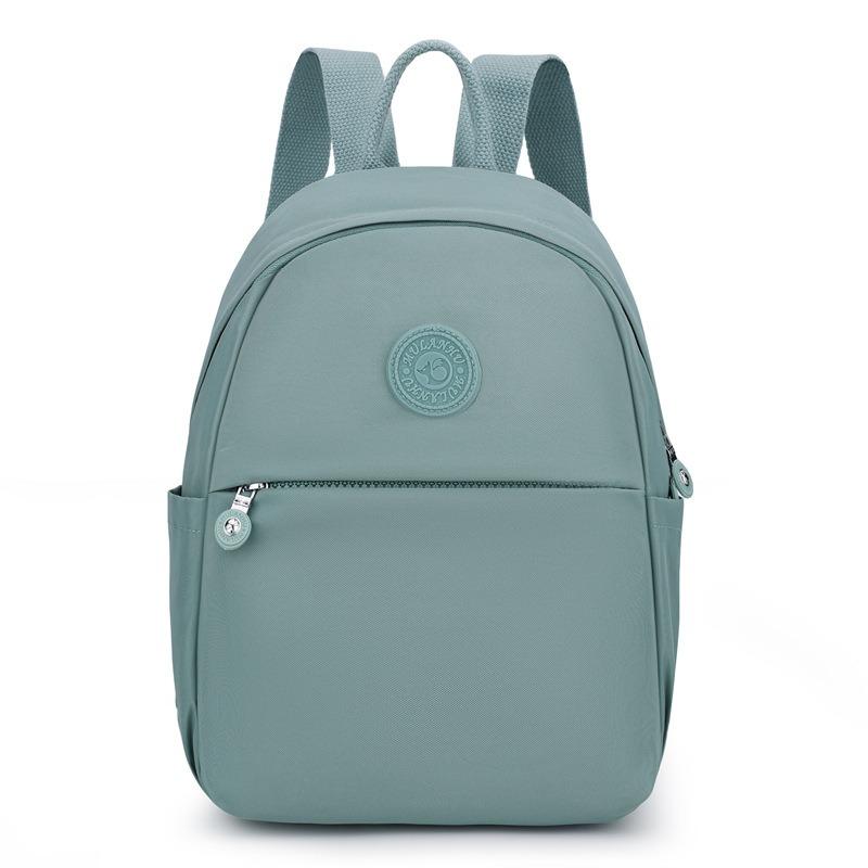 New Trendy Art Outdoor Travel Backpack Solid Color Simple Fashion Medium Mom Backpack Casual Women's Backpack