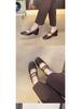 BEIJIANI 5318-6 Retro French Soft Mary Jane Shoes - Women’s Chunky Heel, Square Toe