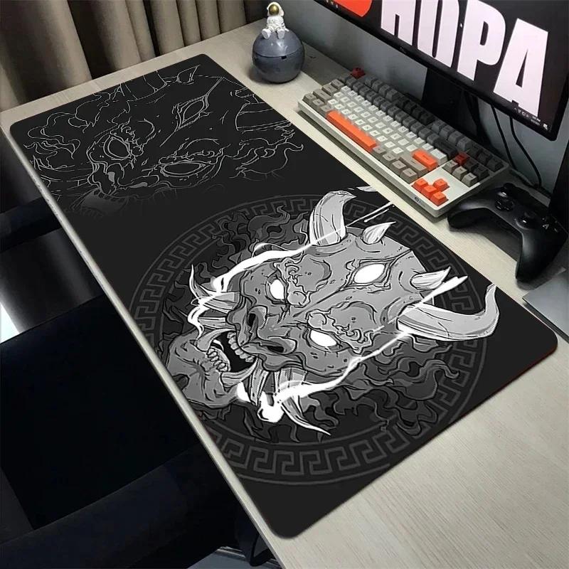 Japan Oni Mouse Pad Hd Print Deskmat Gamer Keyboard Cushion Gaming Accessories Computer Table Rubber Xxl800x400 Nonslip Mats
