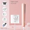 Alisador de cabelo USB portátil, aquecimento rápido, modelador de cachos elétrico, franjas de cabelo liso, mini modelador de cachos, ferramenta de viagem para mulheres
