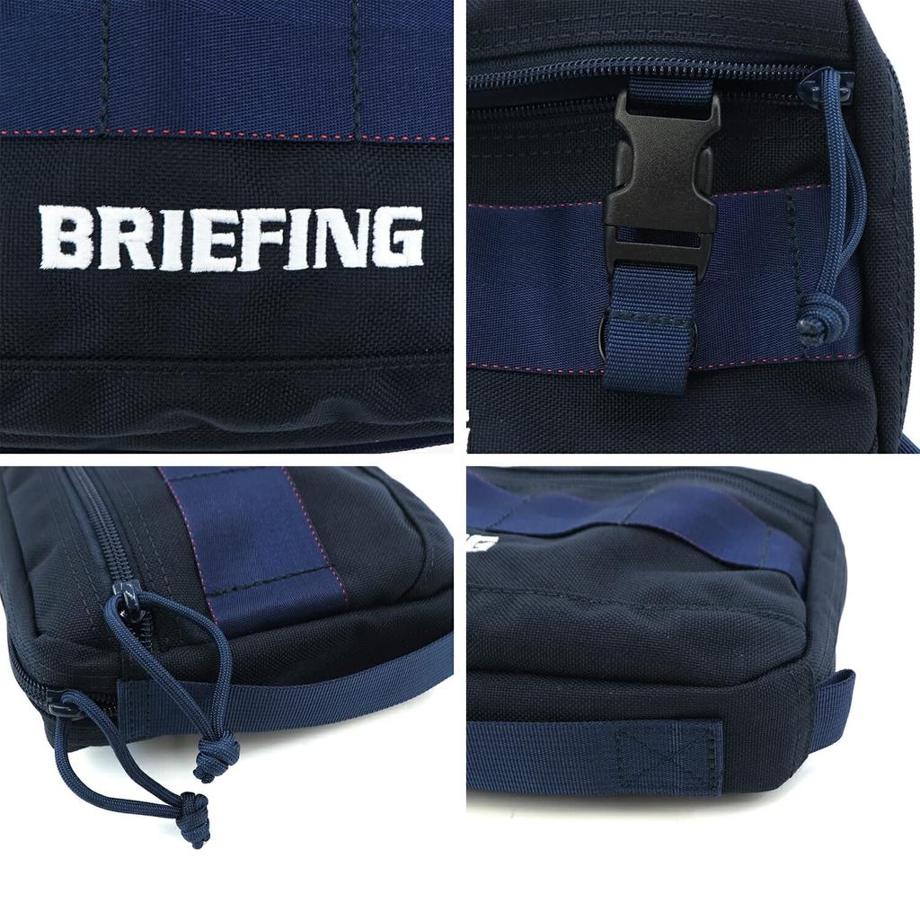 Briefing Rasenkupplung 1000D Runde Tasche in Marineblau (C076)