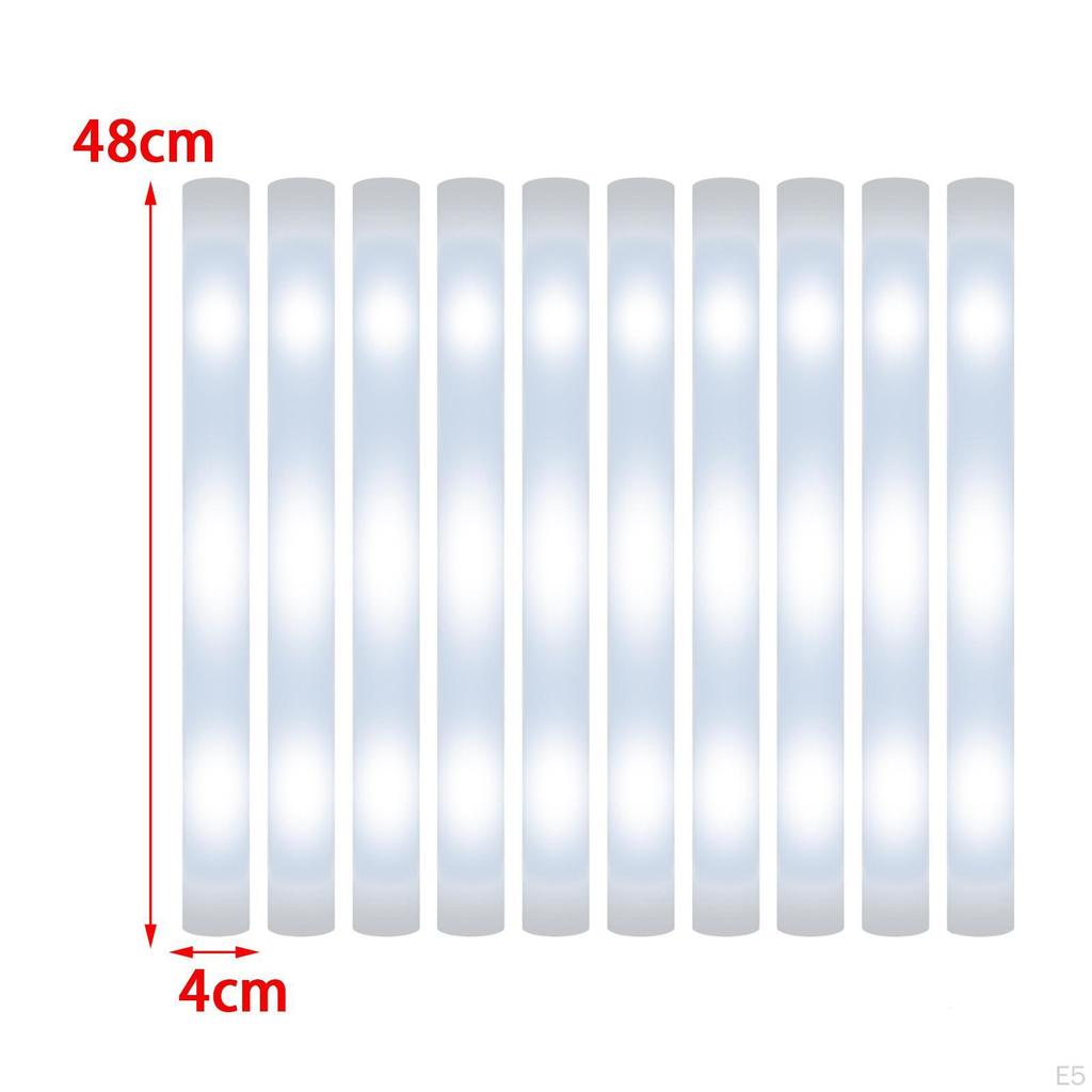 20 Luminous Foam Rods for Parties And Events
