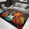 1pc 1224233722Pattern Carpet, Area Rug For Living Room Bedroom Room Bed Chair Laundry Entryway Corridor Yard Non-slip Outdoor Camping Rug Fl