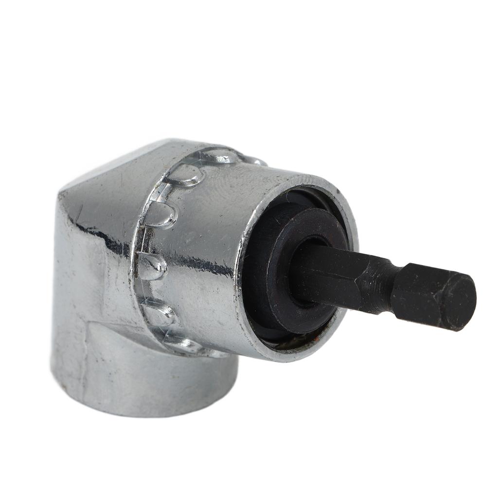 Tournevis Angle Embout 105 degrés Tour Accessoire Perceuse Électrique Extension Embout Hexagonal 1/4 pouce