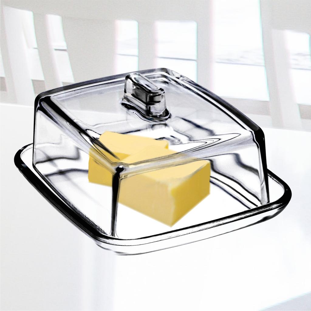 KADAX Glass Butter Dish Butter Dish with Lid Container for Butter Holder