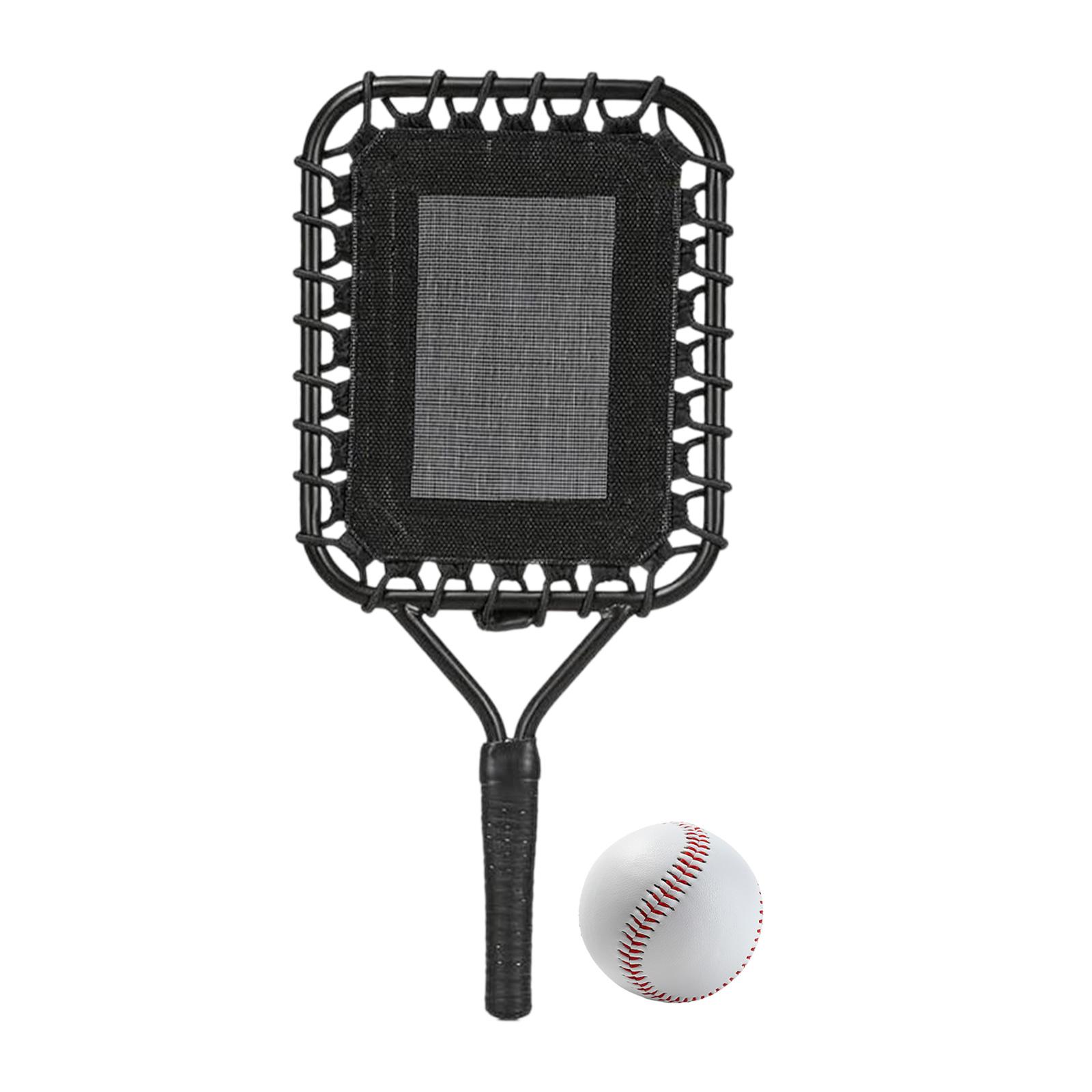 

Baseball Racquet for Coaches and Parents Metal Practice Hitting Ground Balls and Flies Baseball Racket for Fly Balls Hitting Aid чорний