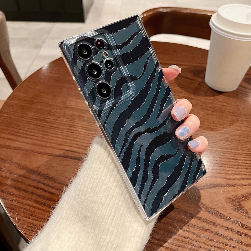 

Striped Pattern Clear Phone Case For Samsung Galaxy S26 S25 S24 S23 Ultra S26 S22 Plus S24 S21 FE S25 Edge Silicone Soft Cover Galaxy S21 FE 5G