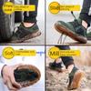 Labor Insurance Shoes, Anti-smash and Anti-piercing, Comfortable and Breathable Mesh Safety Protective Shoes
