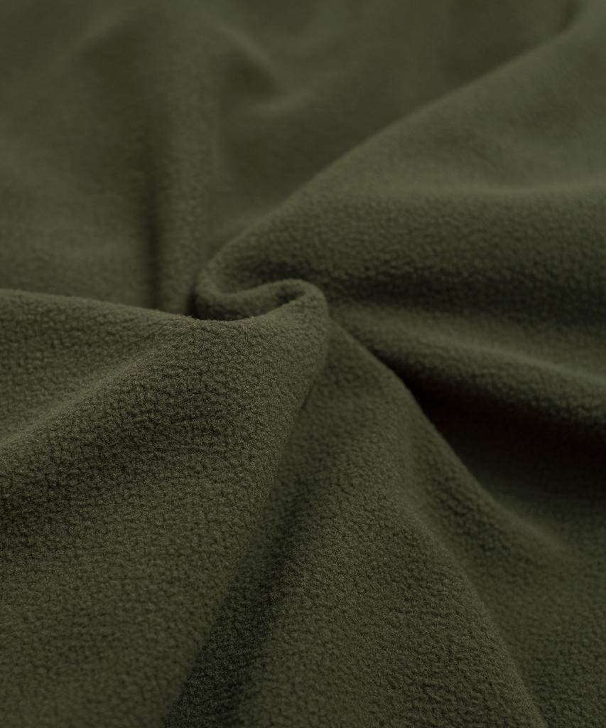 Cotton Bell Fleece Hidden-Band Balloon Skirt - Khaki
