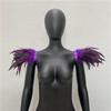 Gothic Halloween Masquerade Feather Shawl Costume Accessory