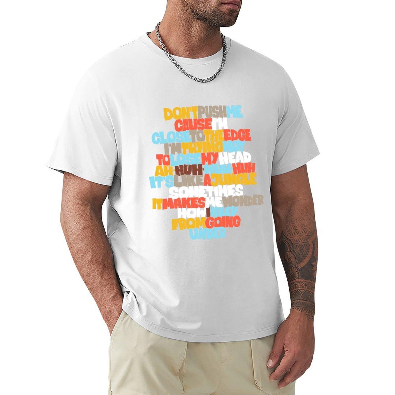 Unleash the Message Grandmaster Flash Tribute Design with Wildstyle Block Letters TShirt summer top men clothes S