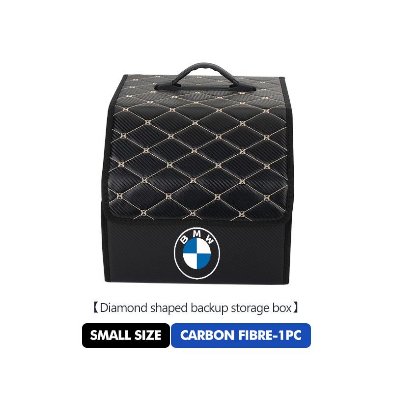 

Car Portable Foldable Organizer Bag Leather Trunk Storage Box For BMW E46 E90 E60 F10 E39 F30 E36 E87 E90 E30 E53 F31 E92